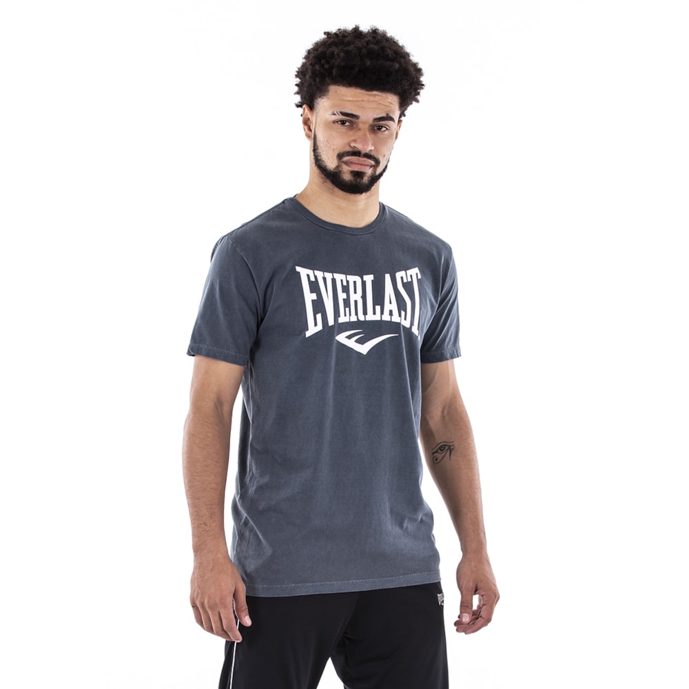 Camiseta Everlast Fundamentals Masculino - Preto