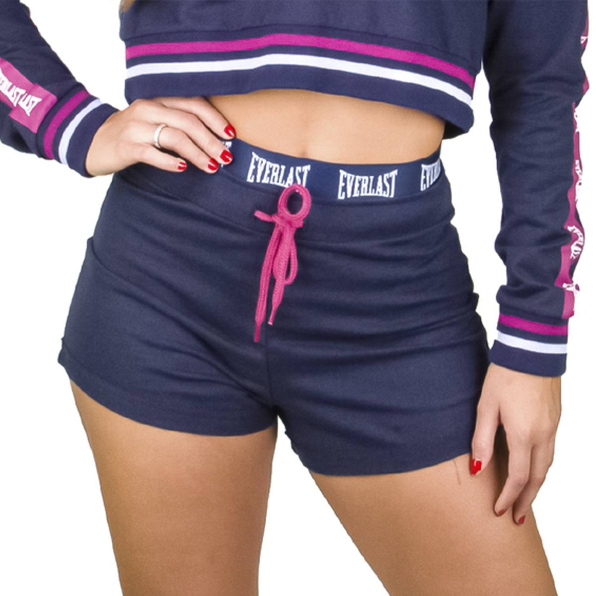 SHORTS DE MOLETOM EVERLAST FEMININO